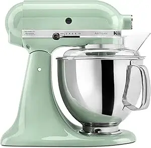 KitchenAid KSM150PSPT Artisan Series 5-Quart Stand Mixer with Pouring Shield, Pistachio