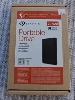 2TB Seagate STGX2000400 Portable External Hard Drive USB 3.0 NEW IN BOX