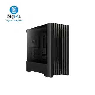 GAMDIAS ATHENA P3 Mid-Tower Case with 4 × 140mm Pre-Installed Fans.