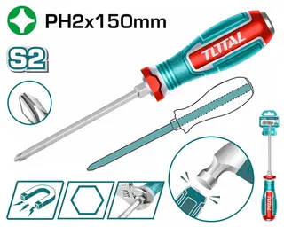 TGTPH2150 Phillips go-through screwdriver مفك صليبه دق