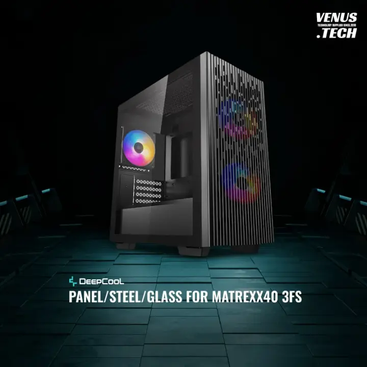 Deepcool FRONT PANEL/STEEL/GLASS FOR MATREXX40 3FS