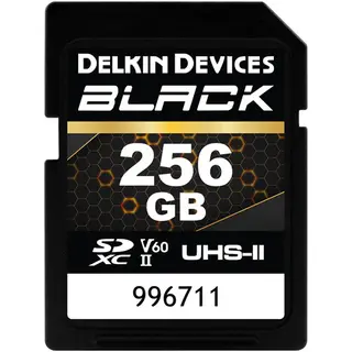 Delkin Devices 256GB BLACK UHS-II SDXC Memory Card