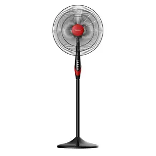 Tornado Stand Fan 18 inch 4 Blades - 3 Speed - Black - TSF-18XW