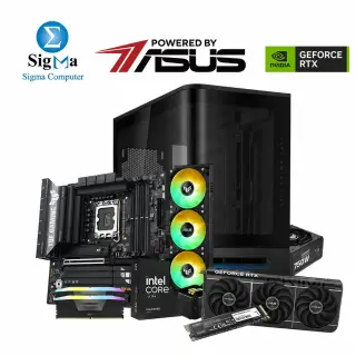 Powered by ASUS - PRIME GeForce RTX 5070 12GB GDDR7 OC Edition - Intel Core Ultra 5 245K Box - ASUS TUF B860M Plus - CORSAIR 48GB (2x24GB) DDR5 RGB 5200MHz - KLEVV C715 1TB M.2 - ASUS Prime AP202 ARGB Black & ASUS 750W 80+ Gold - Asus LC III 360 ARGB