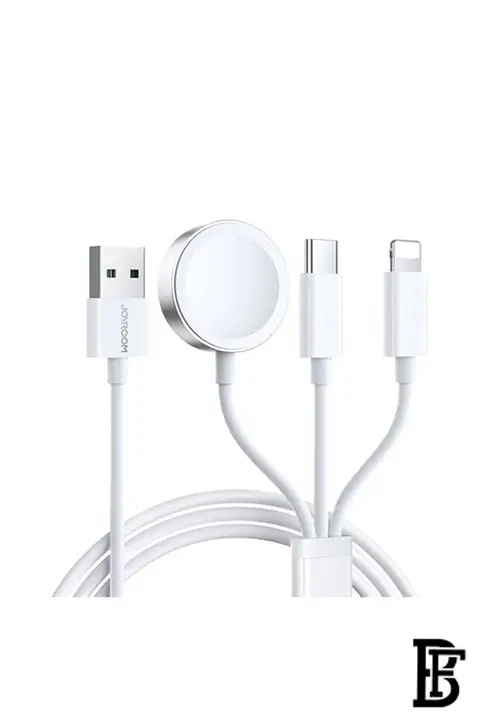 Joyroom S-IW008 3-in-1 iP Watch Magnetic Charger+Lightning+Type-C cable USB-A 1.2m-
