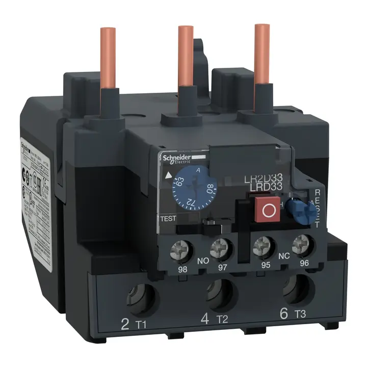 شنايدر LRD3363 | مرحلات الحمل الزائد الحراري TeSys LRD, 63…80 A, فئة 10A