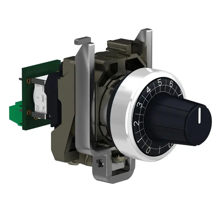 Schneider XB4BD912R10K | head Ø22 + mounting base + potentiometer 10K