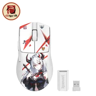 Redragon K1NG M916AK PRO 3-Mode Ultra-Light Wireless Gaming Mouse, White