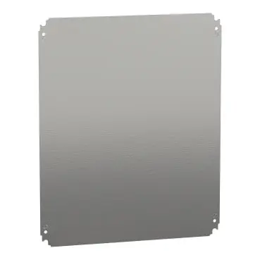 Schneider NSYMM65 | Plain mounting plate H500xW600mm made of galvanised sheet steel