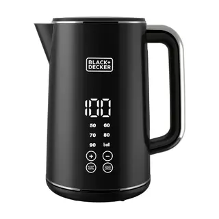Black and Decker Digital Kettle JCD200-1.7L, 2200W, Touch Control, LED Display, Double Wall Design