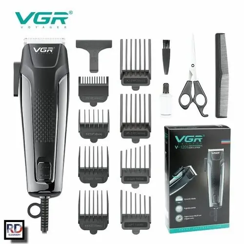 VGR ماكينة حلاقه الشعر الاحترافية القابلة لإعادة الشحن V-120