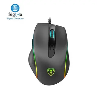 T-Dagger T-TGM208 RGB Optical Gaming Mouse - 3200DPI - 6 Buttons - Black