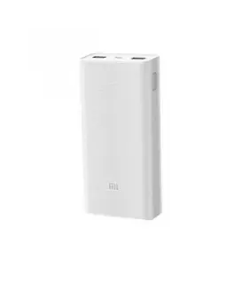 Xiaomi Power Bank 20000mAh 2 USB Ports White Color