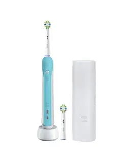 New Oral-B Pro 800 Electric Toothbrush With Travel Case - Blue