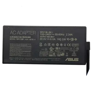 شاحن اسوس أصلي 180 واط, 20V 9A, Type 6.0×3.7mm, ASUS ROG Zephyrus G14 G15, Original Asus Charger, رقم القطعة A17-180P1A