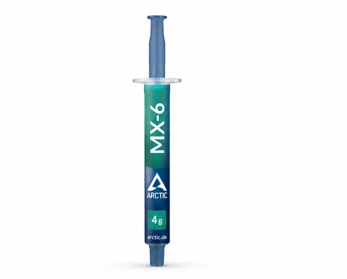 معجون حراري احترافي ARCTIC MX-6 (4 جرام) عالي الأداء للمعالجات وكروت الشاشة