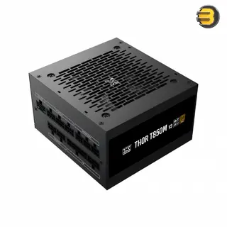 Xigmatek Thor T850M V3 850W 80+ Bronze Full Modular Power Supply, ATX 3.1, PCIe 5.1 Compatible, 120mm Silent Cooling Fan, Single +12V Rail, Active PFC, Multiple Protections (OVP, UVP, OPP, SCP), Compact 140mm Size -