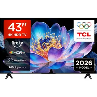 TCL 43V6D-UK 43 Inch LED 4K Ultra HD Smart TV Bluetooth WiFi