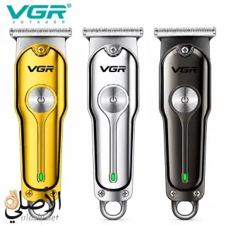 ماكينة حلاقة VGR V-071 بشفرة T ستانلس ستيل وشحن USB وتيربو, في جي آر