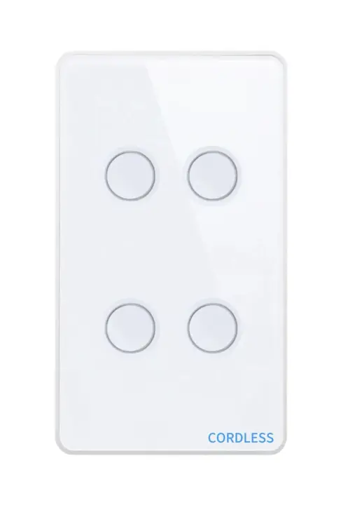 CL-04G Smart Touch Wall Switch 4-Gang (Groove