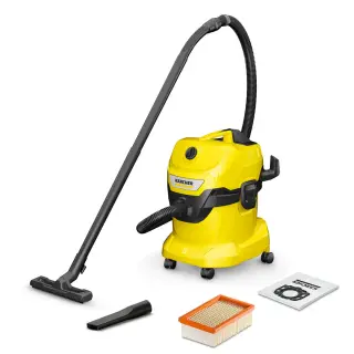 WD 5 Karcher Wet & Dry Vacuum Cleaner - 1100W - 25L - Yellow