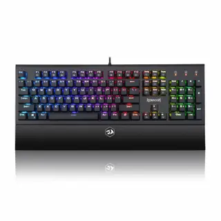 Redragon K569 ARYAMAN Mechanical Gaming Keyboard RGB Backlit 104 Keys With Wrist Rest Blue switch