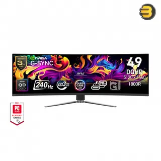 MSI MPG 491CQPX 49" QD-OLED, DQHD 240Hz Monitor