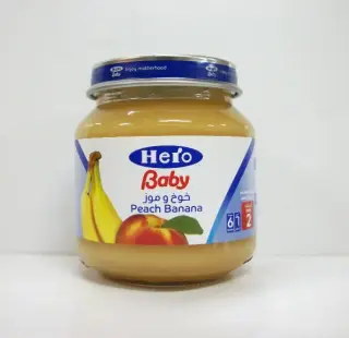 Hero Baby 125 Gm هيرو (خوخ و موز) مهروس