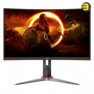 AOC C27G2Z2 27 Inch Curved Frameless Ultra-Fast Gaming Monitor, FHD 1920 X 1080, 250Hz 0.5ms, HDMI, Adaptive Sync, Height Adjustable Stand, High Dynamic Range, G-MENU, Black -