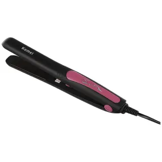 Km-328 Hair Straightener - Black/Pink