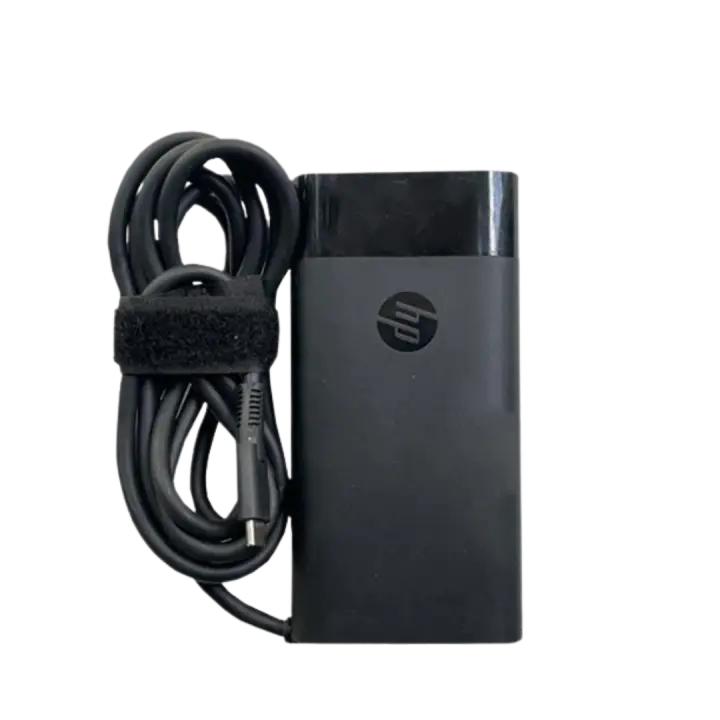 شاحن HP USB-C أصلي OEM 90W TPN-DA08 | 20V 4.5A | تصميم بيضاوي