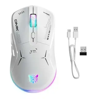 Onikuma CW917 Dual Mode Wireless Gaming Mouse 4800 DPI ماوس جيمنج وايرلس بمستشعر ٤٨٠٠ دي بي آي