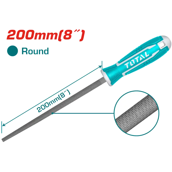 مبرد 8 بوصة حدادي ديل الفار باليد, THT91386
