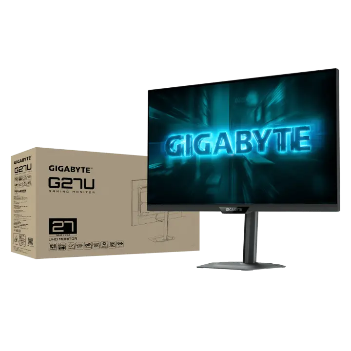 GIGABYTE G27U 27 Inch 4K UHD Gaming Monitor 320Hz 1ms IPS HDR400 HDMI 2.1