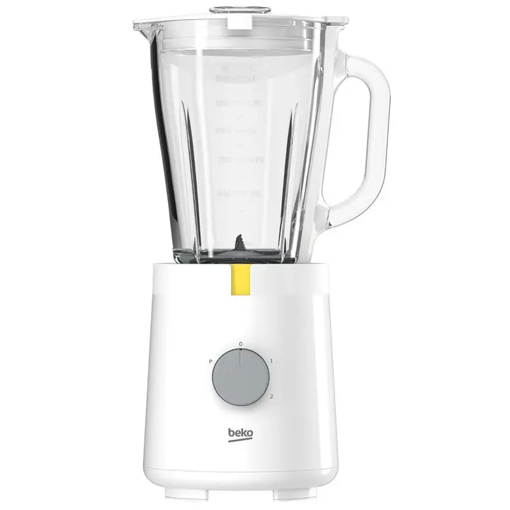 Beko Glass Blender 600 Watt - 1.5 Liter - White - TBN62608W