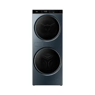 Haier Washing Machine Front Loading 13/13KG - 1400 RPM - Inverter - With Steam - Dark Silver - HWD130BD14LCU1
