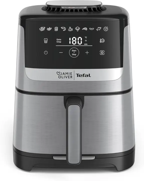 Tefal Quiet & Easy Air Fryer EY55JD, Detachable Front, Programmable