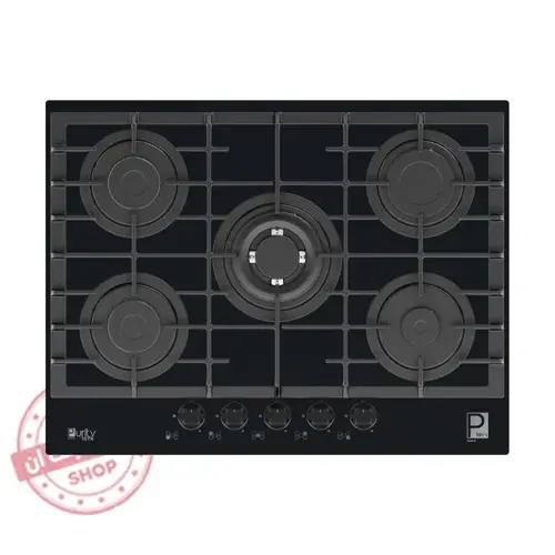 HPT713G, Gas Hob 5 Eyes Heavy Duty Grids