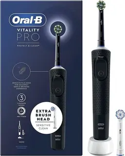 Oral-B Vitality Pro Electric Toothbrush - 2 Pin EU Plug Black (Packing May Vary)