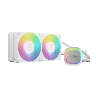 GAMDIAS AURA GL240 V2 WH AGRB Liquid Cooler