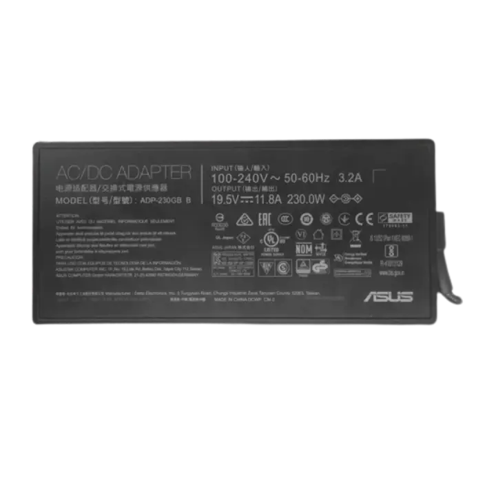 شاحن اسوس 230 واط أصلي, 19.5V 11.8A, 6.0×3.7mm, ADP-230EB T, ASUS ROG / Strix / Zephyrus
