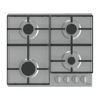 Gorenje Gas Hob - 4 Burners - 60cm - Stainless - G640EX