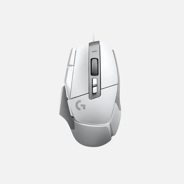 LOGITECH G502 X Corded Gaming Mouse, WHITE, USB, EWR2