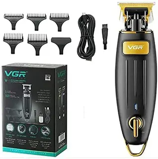 ماكينة حلاقة كهربائية للرجال في جي ار، أسود، VGR V-192