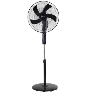 Penguin Cool Spin Stand Fan18 Inch - 75 Watt - 5 Blades Turbo Copper Motor - Black - PF005