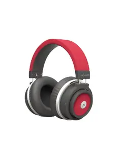 L'avvento (HP15R) Wireless Bluetooth 5.0 Headphone, Red