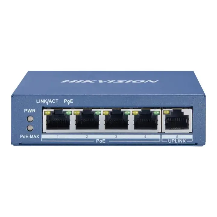 Hikvision 4-Port Gigabit PoE Switch DS-3E0505P-E/M