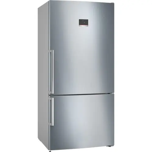 ثلاجة بوش Series 6 نوفروست ديجيتال، 631 لتر، ستانلس ستيل, KGN86CI3E8