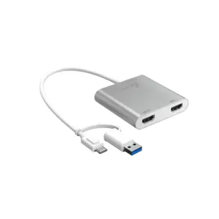 j5create Type-C To Dual HDMI Multi-Monitor Adapter JCA365