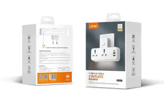 LDNIO SC2311 Multi Plug Extension Socket 20W USB Fast Charging
